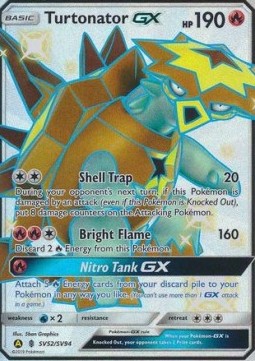 Turtonator GX⁣ - Hidden Fates⁣ (Ultra Rare)⁣ [SV52]