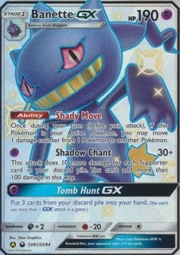 Banette GX⁣ - Hidden Fates⁣ (Secret Rare)⁣ [SV61]