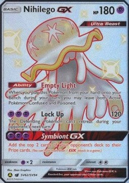 Nihilego GX⁣ - Hidden Fates⁣ (Ultra Rare)⁣ [SV62]