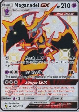 Naganadel GX⁣ - Hidden Fates⁣ (Secret Rare)⁣ [SV63]