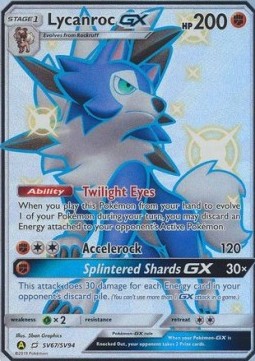 Lycanroc GX⁣ - Hidden Fates⁣ (Secret Rare)⁣ [SV67]