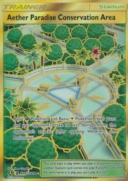 Aether Paradise Conservation Area⁣ - Hidden Fates⁣ (Secret Rare)⁣ [SV87]