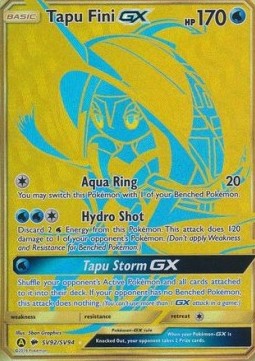 Tapu Fini GX⁣ - Hidden Fates⁣ (Secret Rare)⁣ [SV92]
