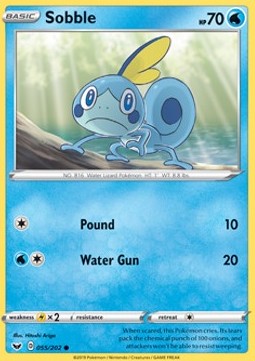 Sobble⁣ - Sword & Shield⁣ (Common)⁣ [55]