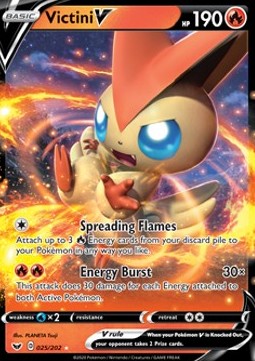 Victini V⁣ - Sword & Shield⁣ (Ultra Rare)⁣ [25]