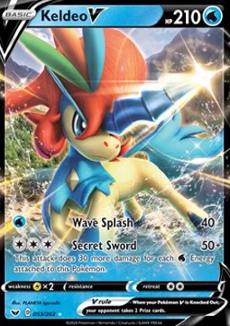 Keldeo V⁣ - Sword & Shield⁣ (Ultra Rare)⁣ [53]