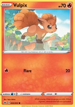 Vulpix⁣ - Sword & Shield⁣ (Common)⁣ [22]