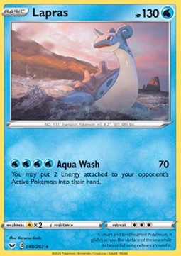 Lapras⁣ - Sword & Shield⁣ (Rare)⁣ [48]