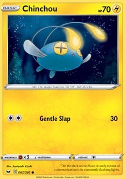 Chinchou⁣ - Sword & Shield⁣ (Common)⁣ [67]