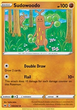 Sudowoodo⁣ - Sword & Shield⁣ (Uncommon)⁣ [100]