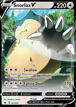 Snorlax V⁣ - Sword & Shield⁣ (Ultra Rare)⁣ [141]