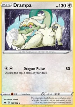 Drampa⁣ - Sword & Shield⁣ (Rare)⁣ [149]