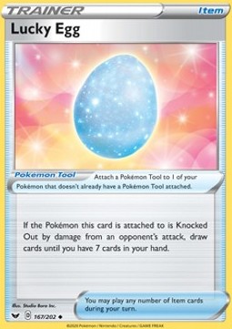 Lucky Egg⁣ - Sword & Shield⁣ (Uncommon)⁣ [167]