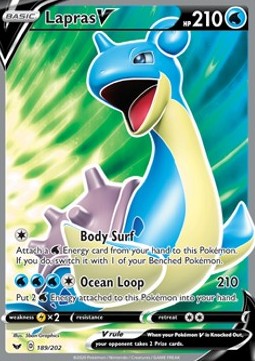 Lapras V⁣ - Sword & Shield⁣ (Ultra Rare)⁣ [189]