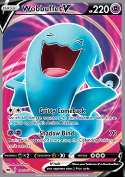 Wobbuffet V⁣ - Sword & Shield⁣ (Ultra Rare)⁣ [191]