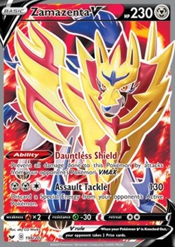 Zamazenta V⁣ - Sword & Shield⁣ (Ultra Rare)⁣ [196]