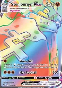 Stonjourner VMAX⁣ - Sword & Shield⁣ (Secret Rare)⁣ [205]