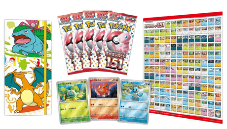 Pokémon TCG: Scarlet & Violet - '151' Card File Set - Mappe + Promokort (Japansk)