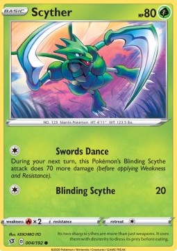 Scyther⁣ - Rebel Clash⁣ (Common)⁣ [4]