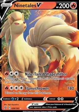 Ninetales V⁣ - Rebel Clash⁣ (Ultra Rare)⁣ [26]