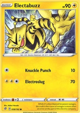 Electabuzz⁣ - Rebel Clash⁣ (Common)⁣ [58]