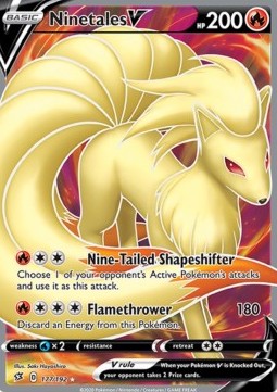 Ninetales V⁣ - Rebel Clash⁣ (Ultra Rare)⁣ [177]