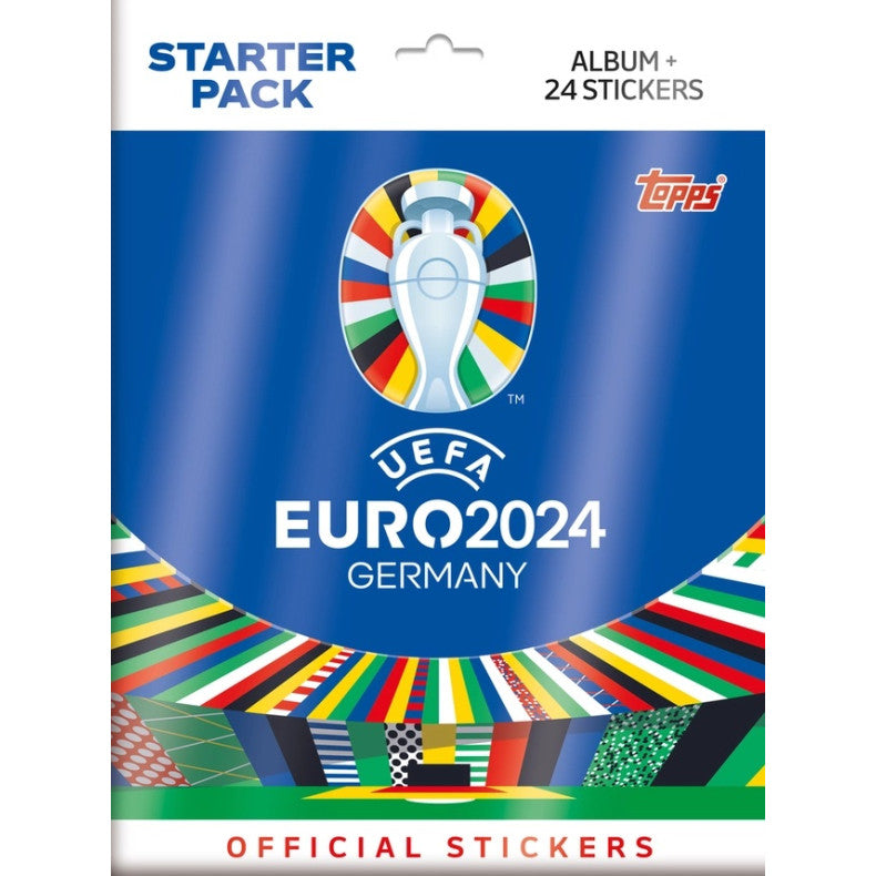 Topps: Match Attax Fodbold Klistermærker - EURO 2024 - Stickers Album Starter Pack