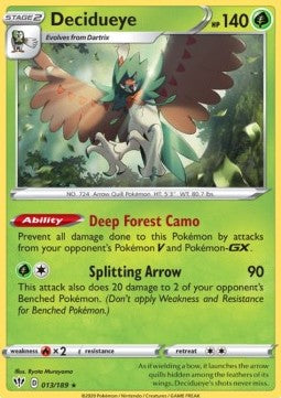 Decidueye⁣ - Darkness Ablaze⁣ (Holo Rare)⁣ [13]