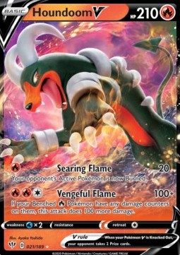 Houndoom V⁣ - Darkness Ablaze⁣ (Ultra Rare)⁣ [21]