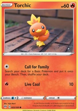 Torchic⁣ - Darkness Ablaze⁣ (Common)⁣ [22]