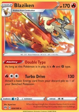 Blaziken⁣ - Darkness Ablaze⁣ (Holo Rare)⁣ [24]