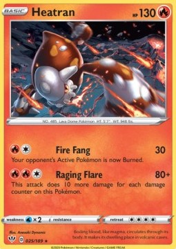 Heatran⁣ - Darkness Ablaze⁣ (Holo Rare)⁣ [25]