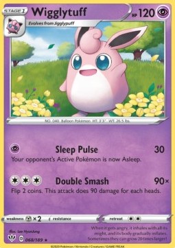 Wigglytuff⁣ - Darkness Ablaze⁣ (Rare)⁣ [68]