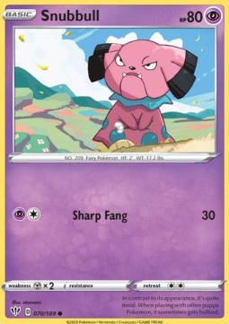 Snubbull⁣ - Darkness Ablaze⁣ (Common)⁣ [70]