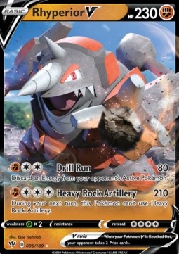 Rhyperior V⁣ - Darkness Ablaze⁣ (Ultra Rare)⁣ [95]