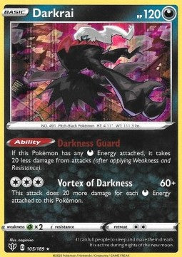 Darkrai⁣ - Darkness Ablaze⁣ (Holo Rare)⁣ [105]