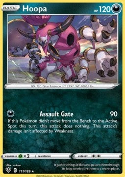 Hoopa⁣ - Darkness Ablaze⁣ (Holo Rare)⁣ [111]