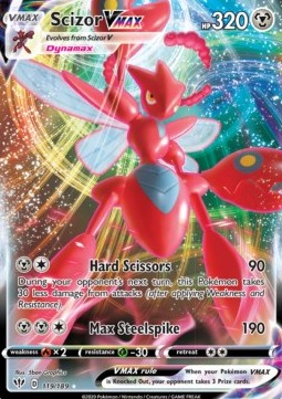 Scizor VMAX⁣ - Darkness Ablaze⁣ (Ultra Rare)⁣ [119]