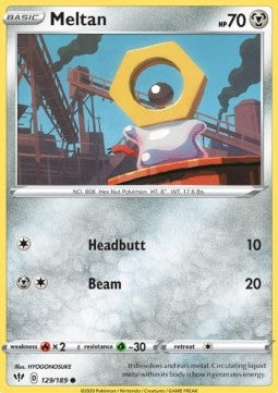 Meltan⁣ - Darkness Ablaze⁣ (Common)⁣ [129]