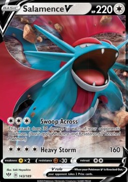 Salamence V⁣ - Darkness Ablaze⁣ (Ultra Rare)⁣ [143]