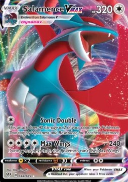 Salamence VMAX⁣ - Darkness Ablaze⁣ (Ultra Rare)⁣ [144]