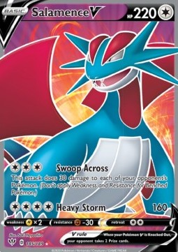 Salamence V⁣ - Darkness Ablaze⁣ (Ultra Rare)⁣ [185]