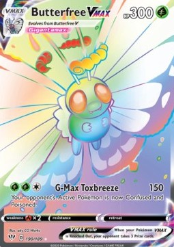 Butterfree VMAX⁣ - Darkness Ablaze⁣ (Secret Rare)⁣ [190]