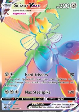 Scizor VMAX⁣ - Darkness Ablaze⁣ (Secret Rare)⁣ [193]