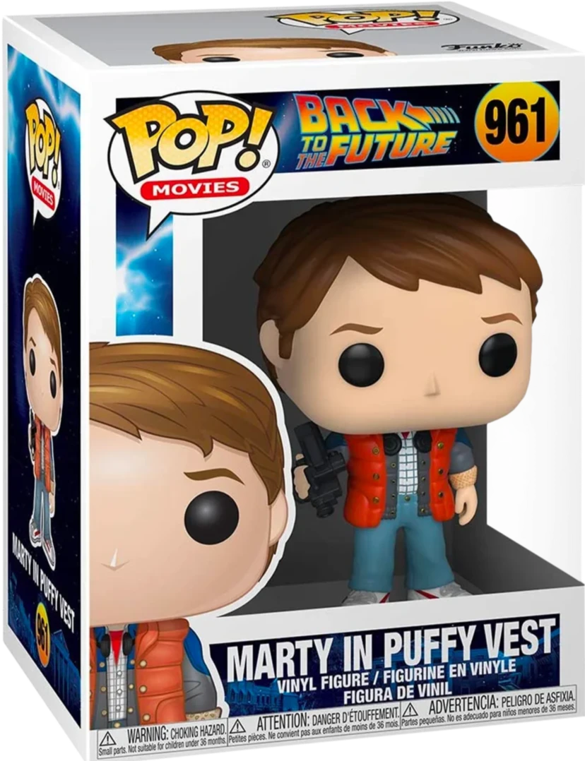 Funko POP! - Back to the Future: Marty in Puffy Vest #961 Action- og legetøjsfigurer Funko POP!
