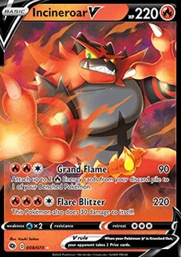 Incineroar V⁣ - Champion’s Path⁣ (Ultra Rare)⁣ [8]