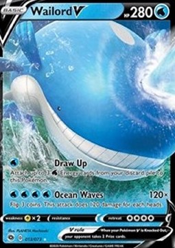 Wailord V⁣ - Champion’s Path⁣ (Ultra Rare)⁣ [13]