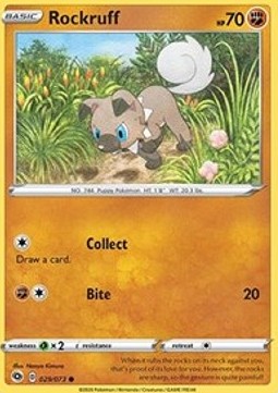 Rockruff⁣ - Champion’s Path⁣ (Common)⁣ [29]