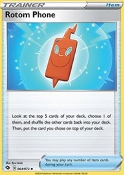 Rotom Phone⁣ - Champion’s Path⁣ (Uncommon)⁣ [64]