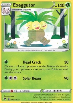 Exeggutor⁣ - Vivid Voltage⁣ (Rare)⁣ [5]